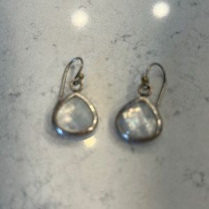 Silpada retired sterling silver mother of pearl earrings